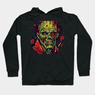 Zombie And Roses Hoodie